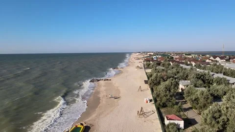 Sea Fedotova kosa Stock Footage 157547558