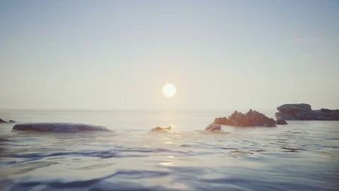 Sea Flytrough Stock Footage 120734806