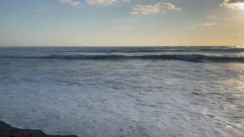 Sea Foam Beach HD Stock Footage 175860154