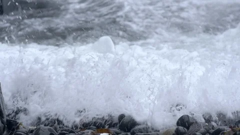 Sea Foam Stock Footage 98818121