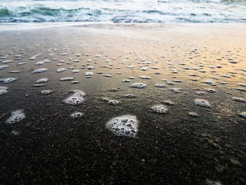Sea foam Stock Photos