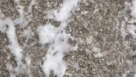Sea foam, slow motion Stock Footage 87214189