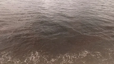 Sea foam that we see while the boat is sailing. Niteri city, Rio de Janeiro. Stock Footage 126257000