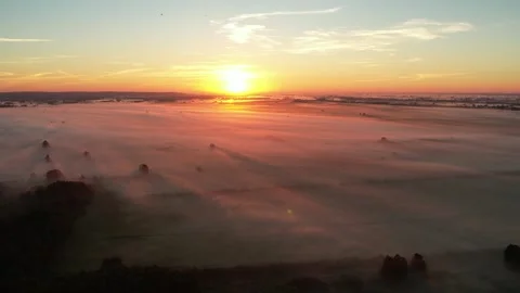 The sea of fog Stock Footage 251986527