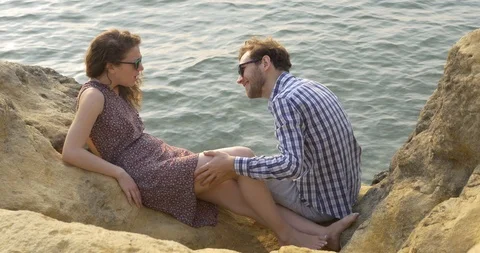 By the sea 스톡 동영상 111057446