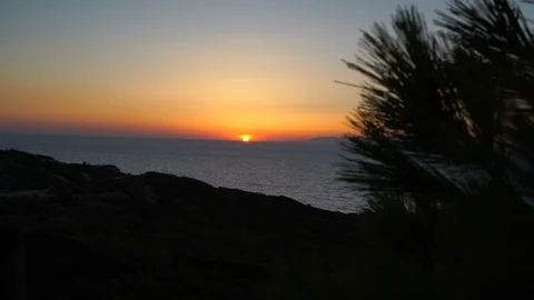 Sea, Forest and Sunset 動画素材 126995937