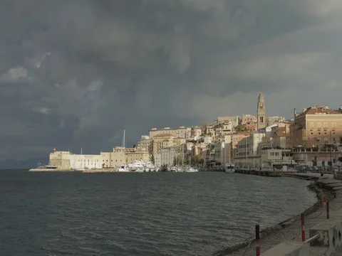 The sea of Gaeta Stock Footage 75080069