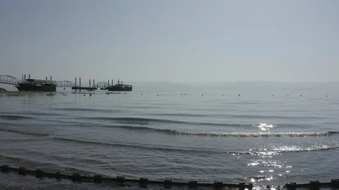 Sea of galilee - 10-bit Dlog-M Color Profile Stock Footage 120355230