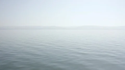Sea of galilee - 10-bit Dlog-M Color Profile Stock Footage 120355814