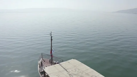 Sea of galilee - 10-bit Dlog-M Color Profile Stock Footage 120356008
