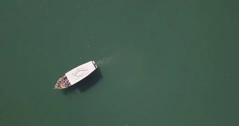Sea of Galilee boat Stock Footage 104978672