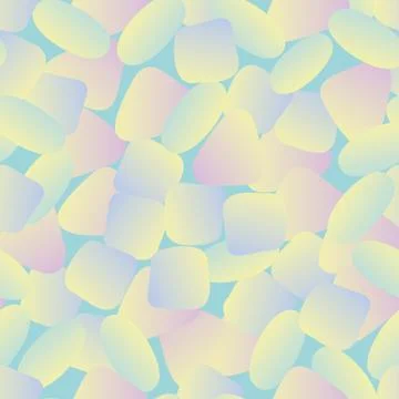 Sea glass seamless vector pattern in pastel ombre 스톡 일러스트