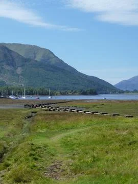 The sea in Glencoe Stock Photos