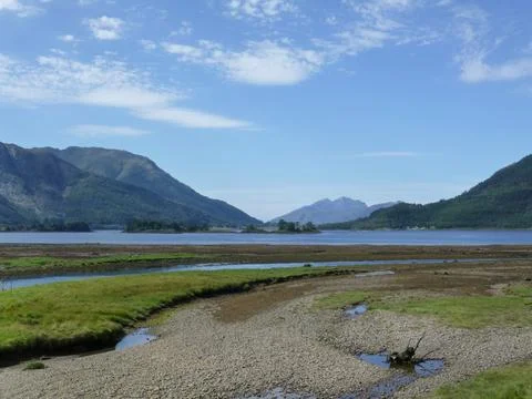 The sea in Glencoe Stock Photos