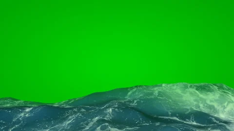 Sea/Ocean water animated Green Screen #3