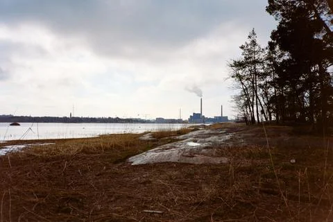 The sea in Helsinki Stock Photos