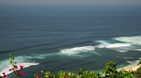 Sea from a hill top. Stock Footage 62549239