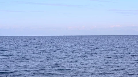 Sea horizon Stock Footage 125691765
