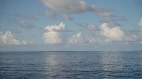Sea horizon in the ocean Stock Footage 114968840