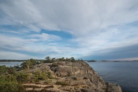 Sea horizons view Stock Photos