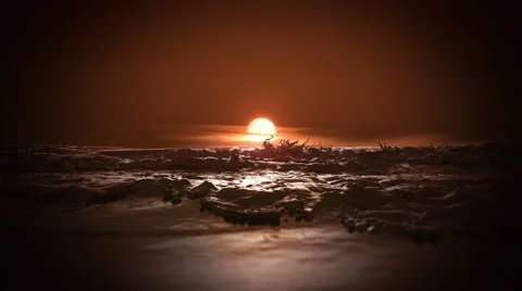 Sea of Hot Chocolate. Stock Footage