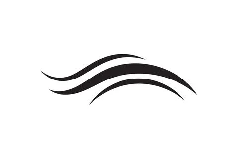 Sea icon wave illustration vector design. Ocean logo graphic element. Aqua .. Stock Illustration