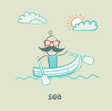 Sea Stock Illustration
