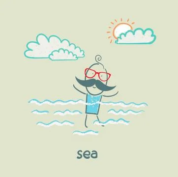 Sea Stock Illustration