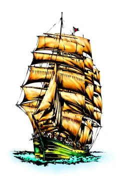 Sea Stock Illustration