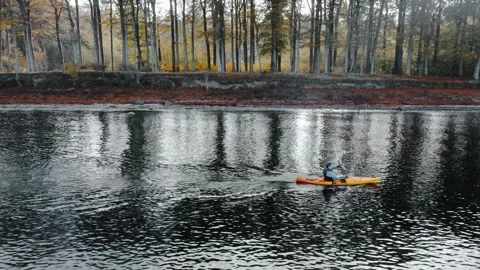Sea Kayaking in Denmark Stock Footage 243168663