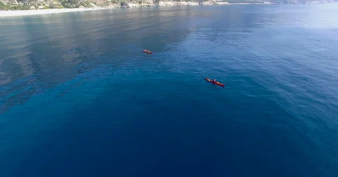 Sea Kayaking Stock Footage 62851579