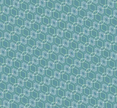 Sea kelp forest contour tileable outline background pattern featuring sea grass, 스톡 일러스트