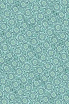 Sea kelp forest palette patterned wallpaper-style design in sea grass, algae mis イラスト素材
