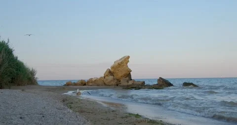 Sea landscape Stock Footage 138591730