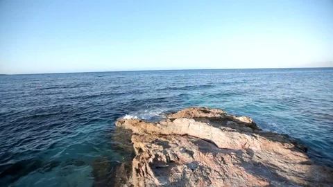 Sea landscape Greece Stock Footage 83429068