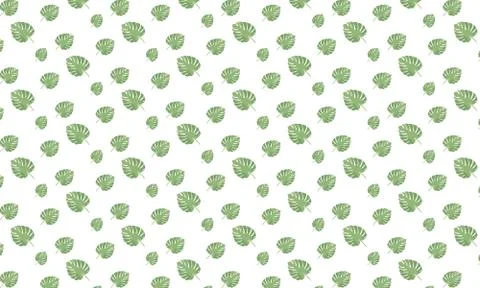 Sea Leaf Pattern Stock Illustration
