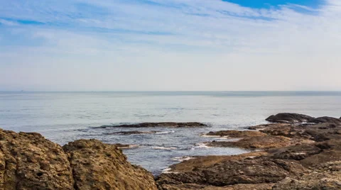 Sea Ledges Stock Footage 54900711