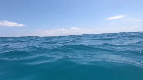Sea level horizon Stock Footage 160624276