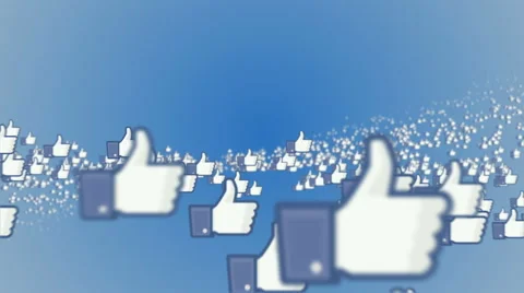Sea of Likes Stock Footage 68612396
