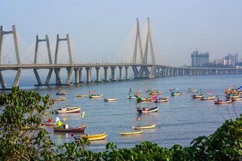 Sea Link, Mumbai  | Mumbai through my lens | Mumbai, Maharashtra, India Stock Photos