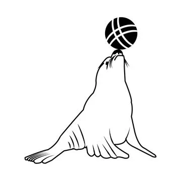 Sea lion icon Stock Illustration