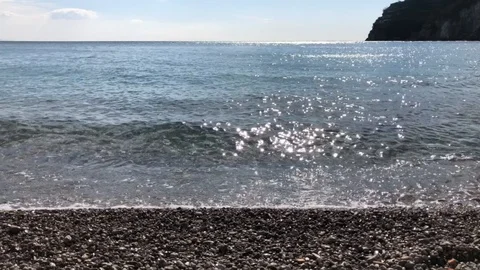 Sea living amalfi coast Stock Footage