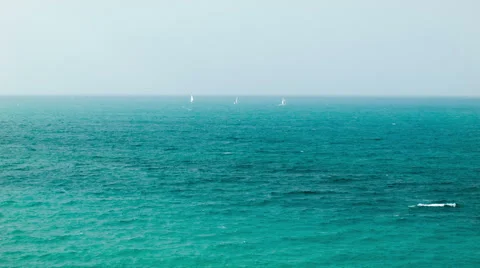 The sea - long wide shot Stock Footage 44994725