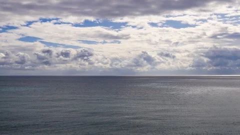 The sea melted into the sky. Video stock 278285402
