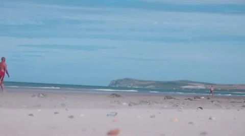 Sea men passing by Stock Footage 11932774