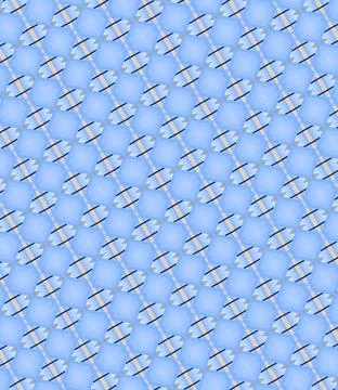 Sea midnight shore stroke-based repeatable contour surface pattern with void bla Stock Illustration