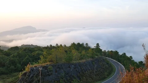 Sea of Mist Stock-Footage 76477835