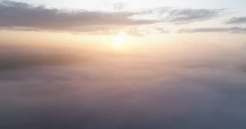 Sea of mist Stock Footage 114136639