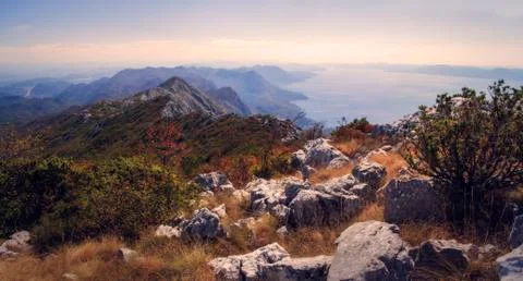 Sea mountain Stock Photos