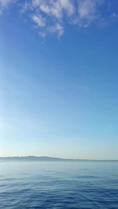 Sea, mountains, sunrise, clouds. Time lapse Stock Footage 332196646